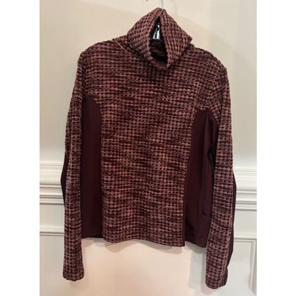 Nike Pro Hyperwarm Pullover Shirt LS Mock Neck Training Top Run Womens XL - Picture 1 of 7